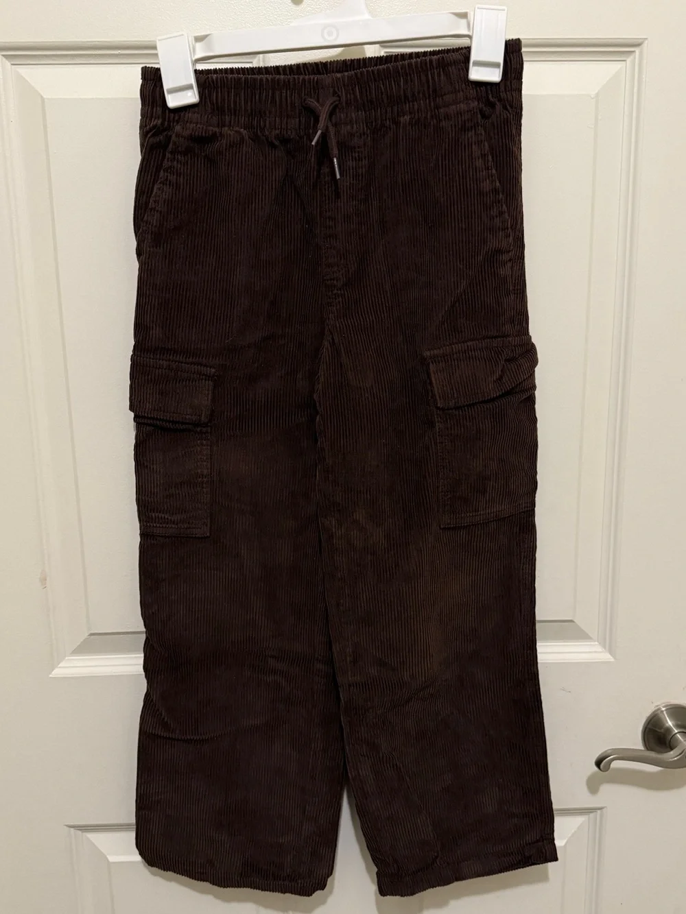 GAP Kids Chocolate Brown Corduroy Cargo Pants